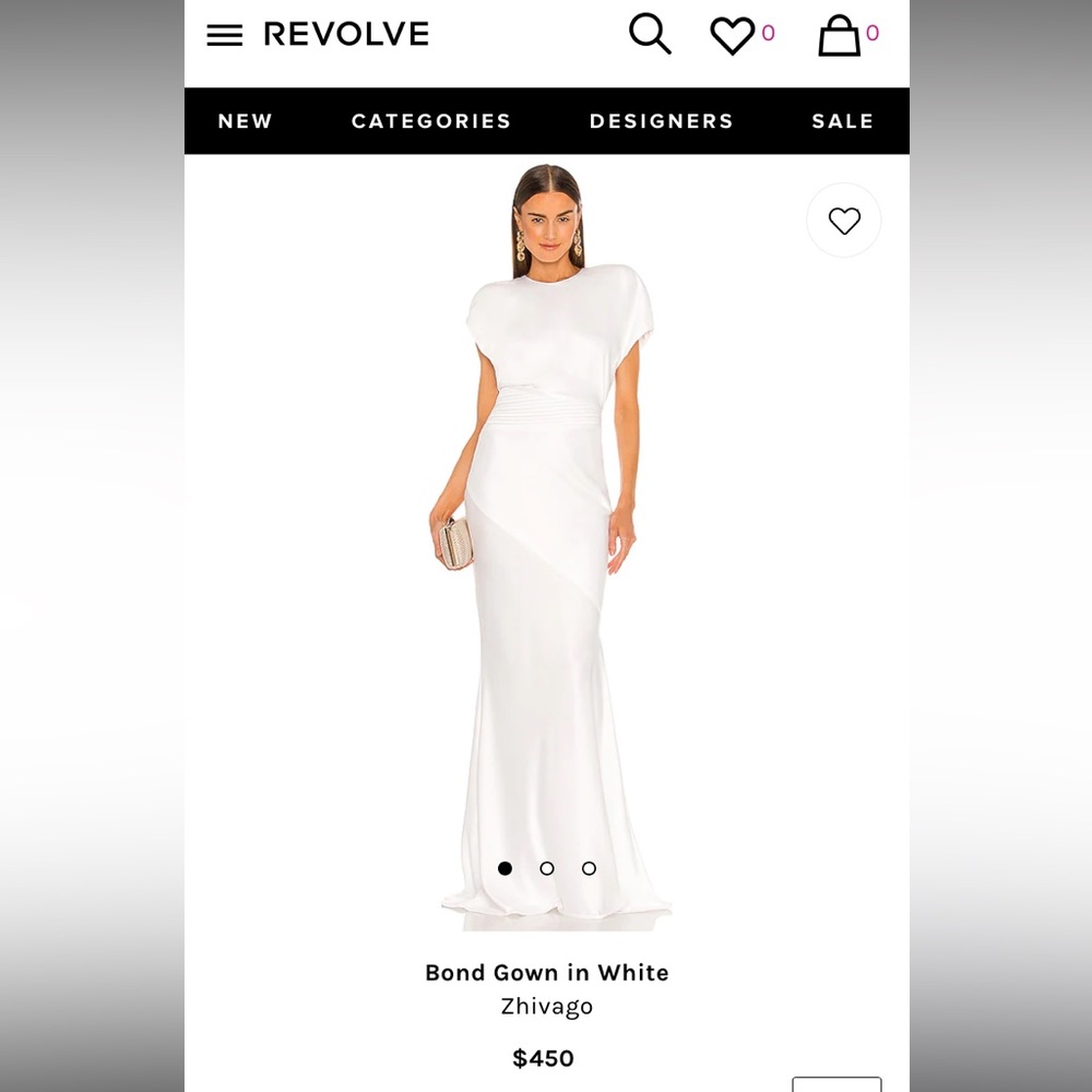 Zhivago Bond Gown in White